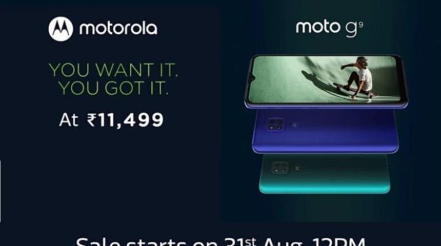 Motorola&rsquo;nın yeni giriş segmenti telefonu: Moto G9  