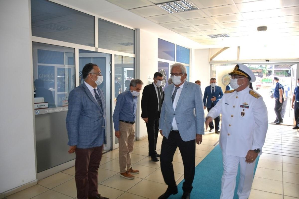 Tuğamiral G&uuml;n Başkan Posbıyık&rsquo;ı ziyaret etti