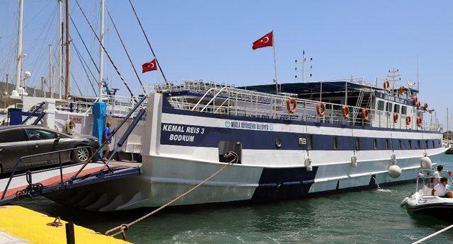 Bodrum-Datça feribot seferlerine yoğun ilgi