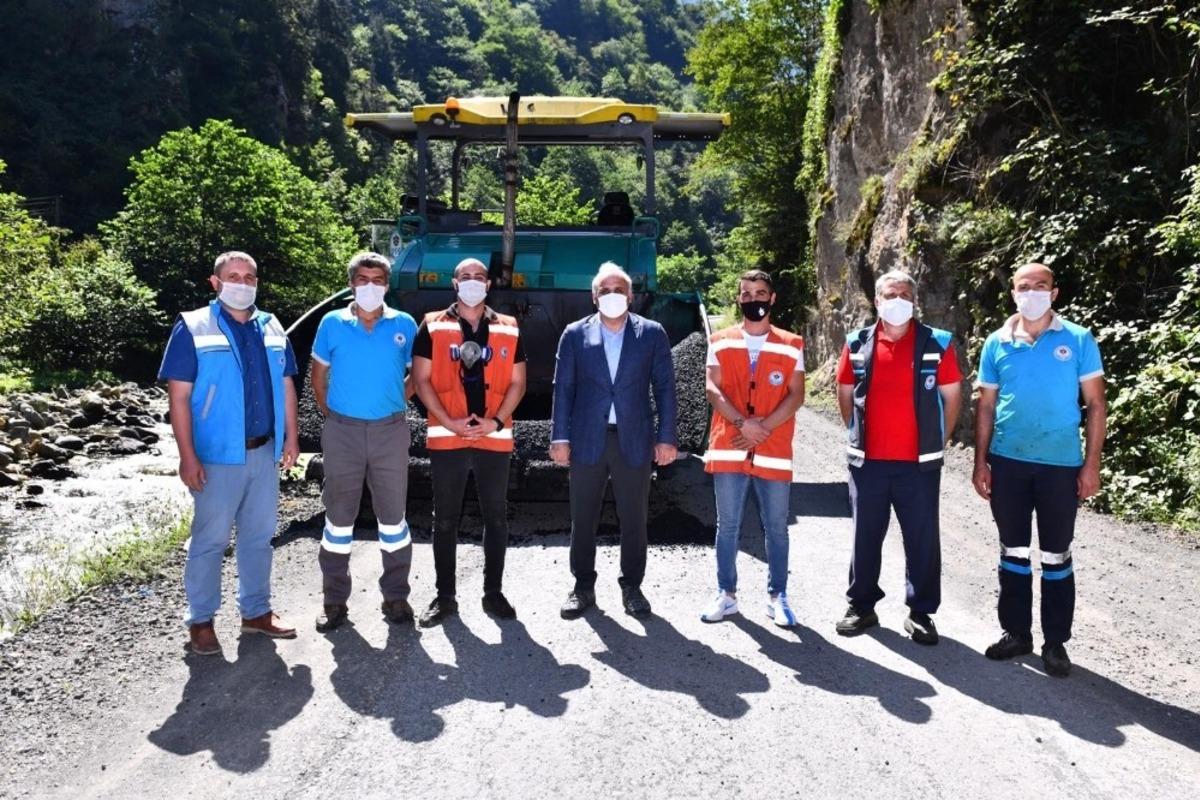 Başkan Zorluoğlu Santa Grup Yolu&rsquo;nda incelemelerde bulundu