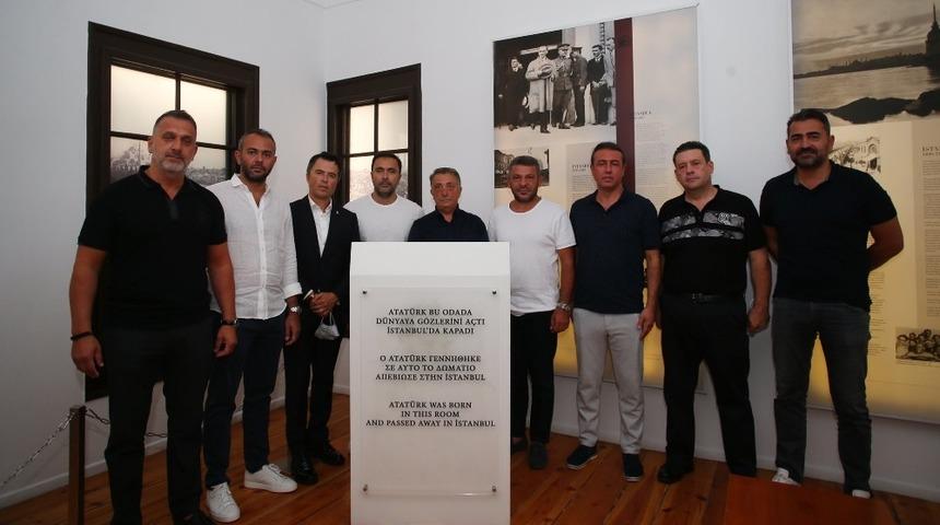 Beşiktaş yönetimi Atatürk’ün evini ziyaret etti