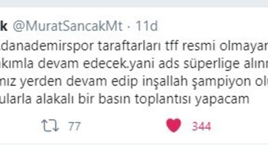 Adana Demirspor&rsquo;un &lsquo;S&uuml;per Lig&rsquo; başvurusu reddedildi