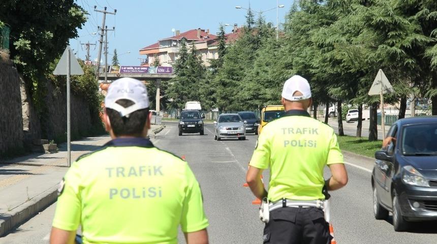 Ordu’da bir haftada 9 bine yakın araç denetlendi