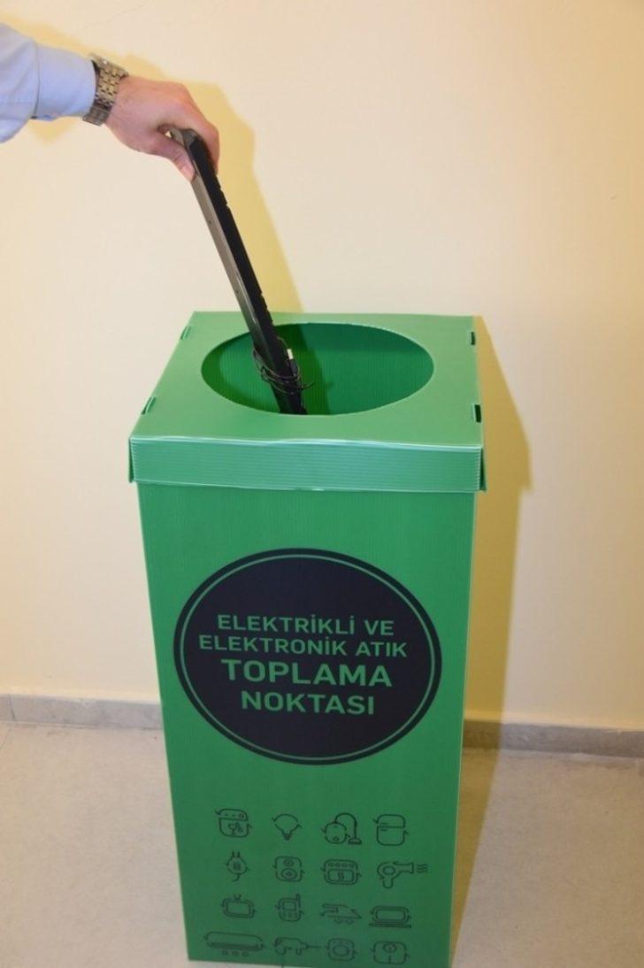Kocasinan, 5 yılda 10 ton elektronik atık ile 6 bin 730 kg atık pili ekonomiye kazandırdı G3