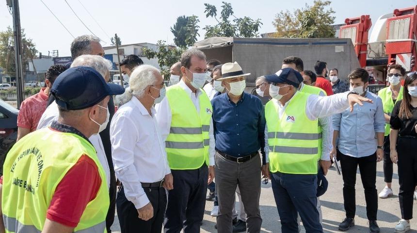 Mersin Sanayi Sitesinin yol sorunu çözülüyor