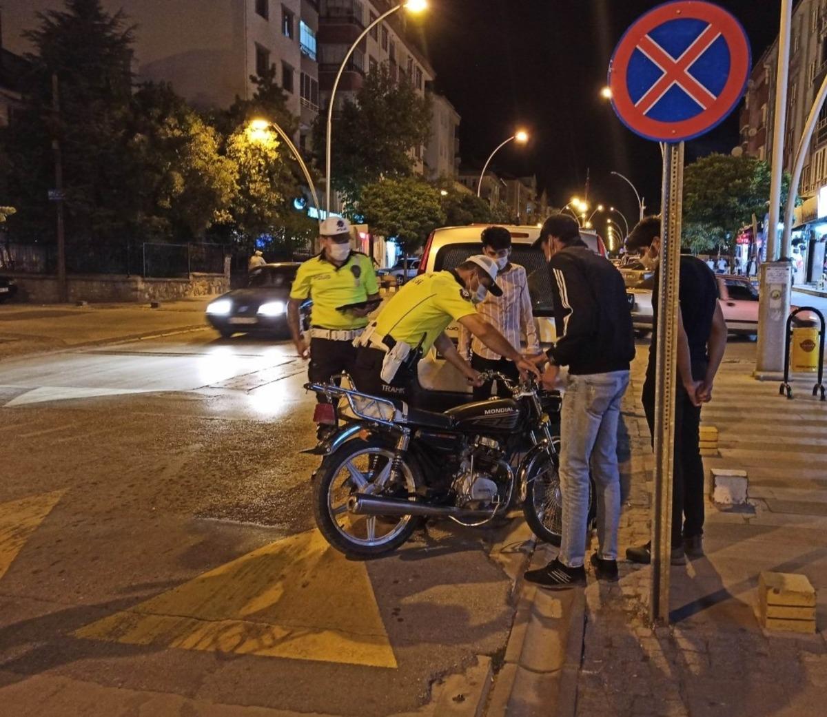 Konya&rsquo;da motosiklet denetimi