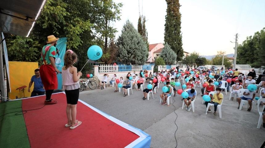 Başiskele&rsquo;de &ccedil;ocukların şenlik coşkusu s&uuml;r&uuml;yor