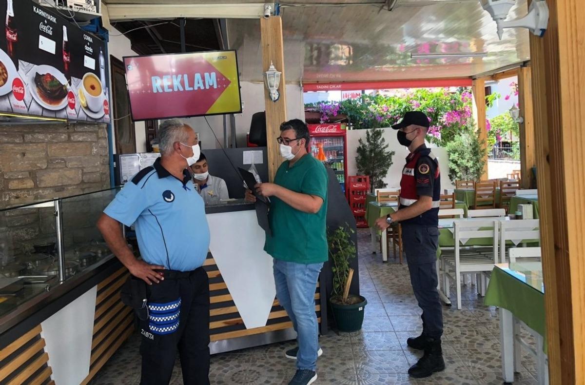 Ula&rsquo;da Covid-19 denetimleri