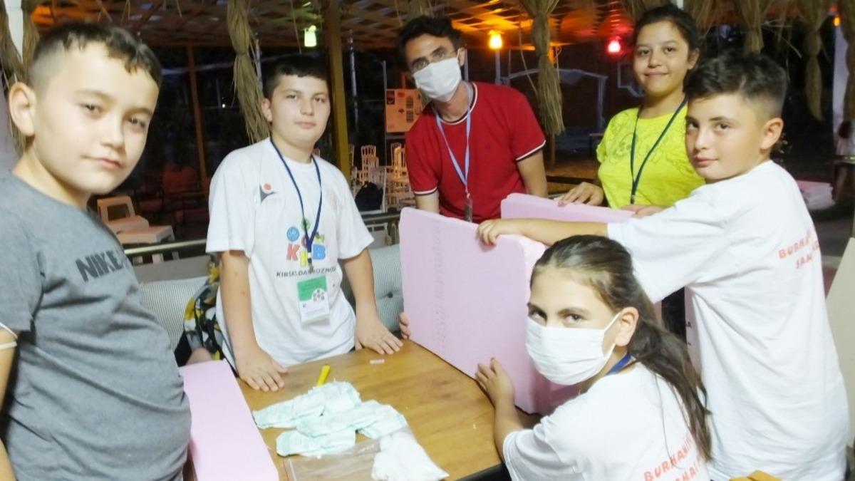 Proje kapsamında hem &ouml;ğreniyorlar, hem uygulama imkanı buluyorlar