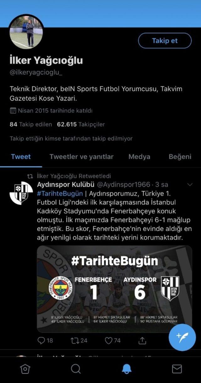 Aydınspor tarihi Fenerbahçe galibiyetini 30’uncu yıl dönümünde andı