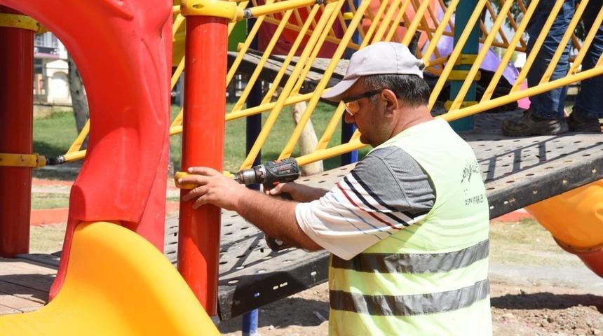 Toroslar&rsquo;da parklar yenileniyor