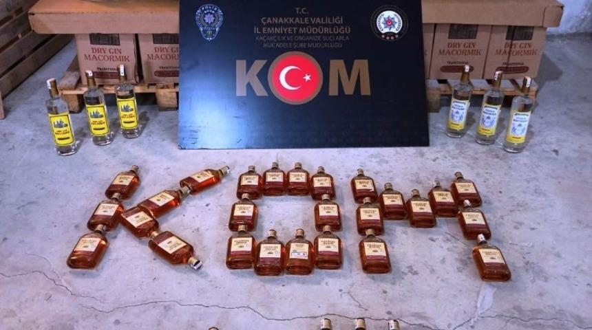 &Ccedil;anakkale&rsquo;de 551 adet sahte bandroll&uuml; i&ccedil;ki ele ge&ccedil;irildi