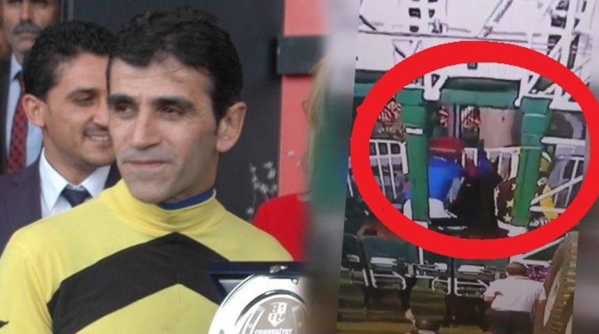 Şampiyon da bunu yaparsa! Ünlü jokey Halis Karataş at döverken yakalandı! 
