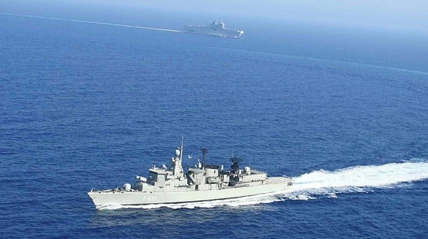 T&uuml;rkiye'den Akdeniz'de 4 &uuml;lkenin katıldığı ortak tatbikat sonrası &ccedil;ok sert a&ccedil;ıklama