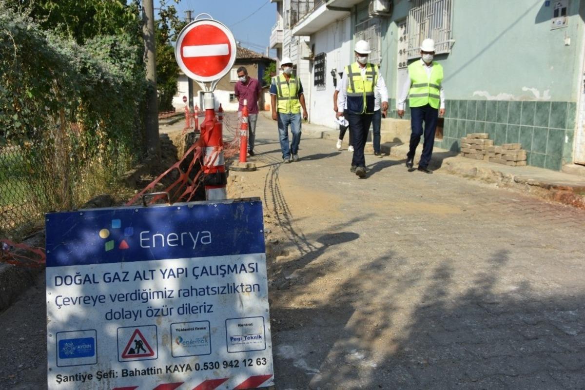 Aşağı Nazilli doğal gaza kavuşuyor
