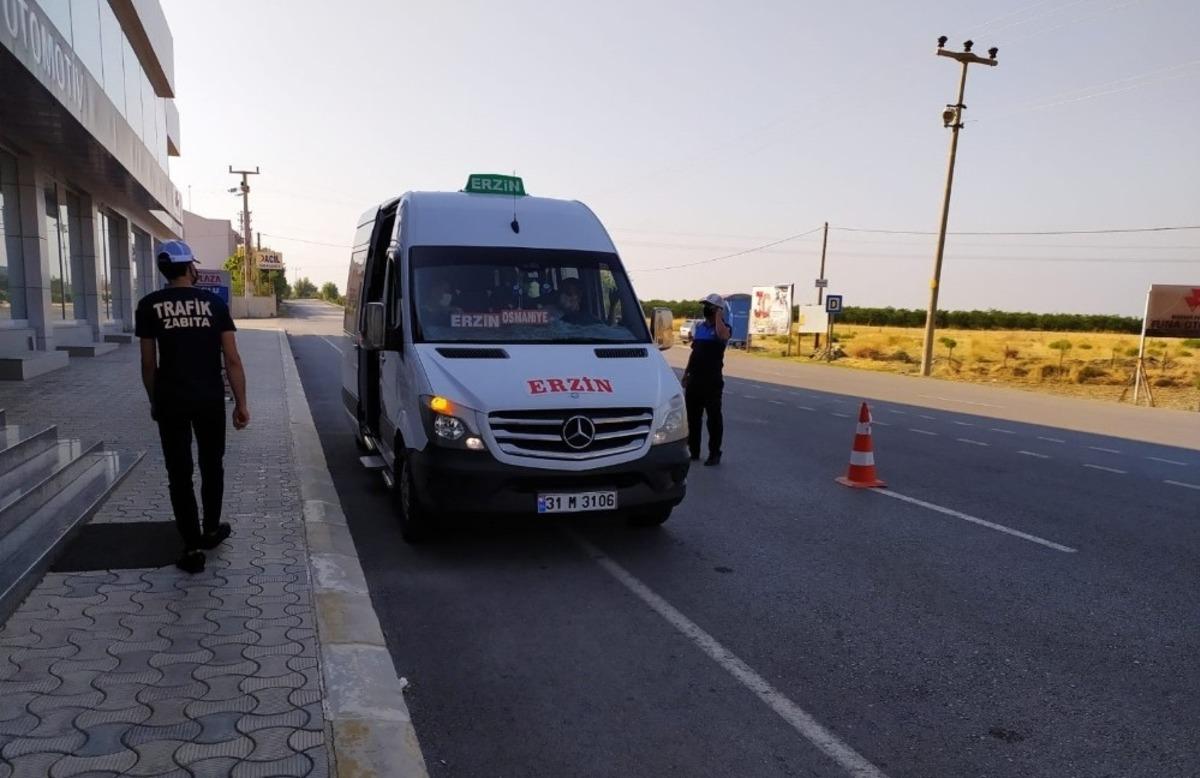 Hatay&rsquo;da korona denetimleri