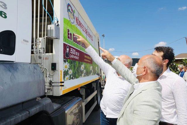 Körfez’de çöp kamyonlarına koku önlemi