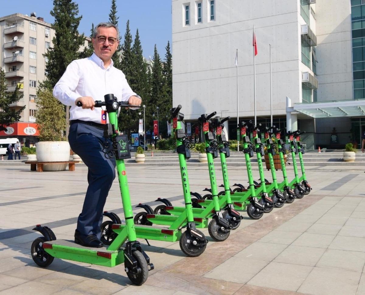 Kahramanmaraş&rsquo;ta scooterlı ulaşım d&ouml;nemi