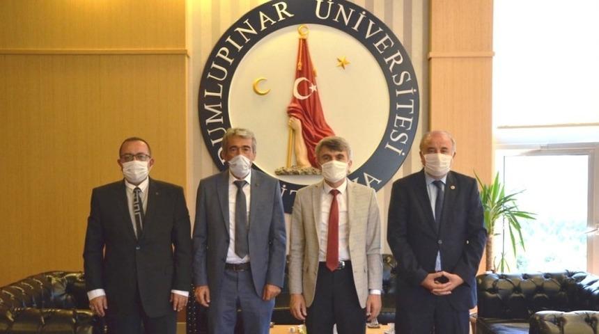 Helvacı&rsquo;dan Rekt&ouml;r Uysal&rsquo;a ziyaret