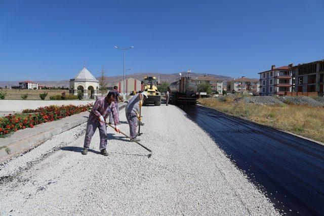 Mimar Sinan Mahallesinde yol çalışması