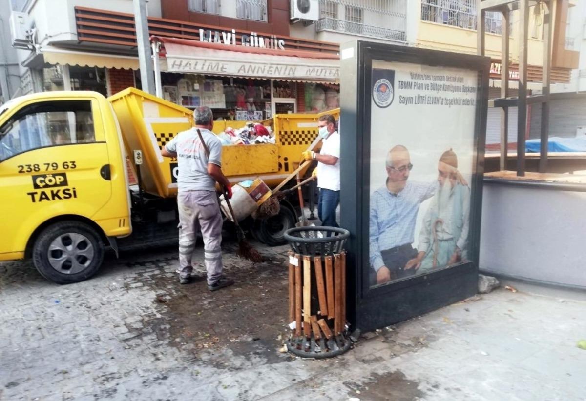Akdeniz&rsquo;de pandemi d&ouml;neminde temizlik &ccedil;alışmaları aralıksız s&uuml;r&uuml;yor