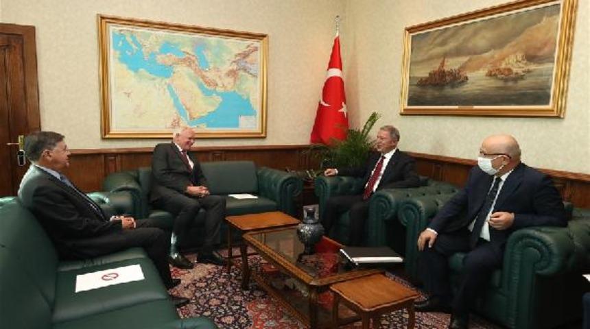 Bakan Akar, ABD Suriye &Ouml;zel Temsilcisi Jeffrey'i kabul etti