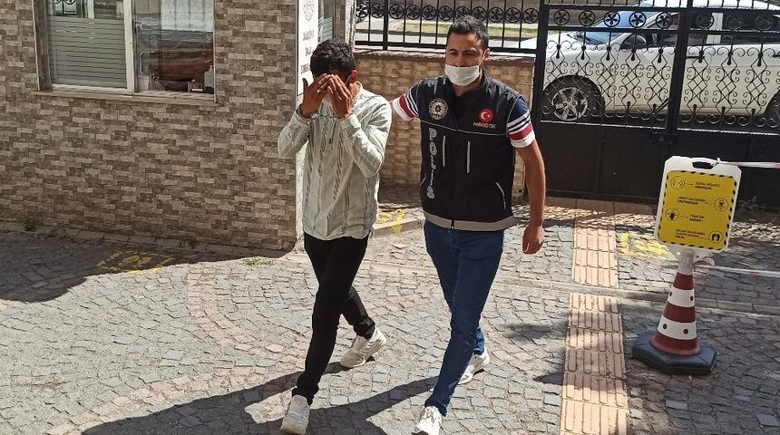 Uyuşturucu ş&uuml;phelisi tutuklandı