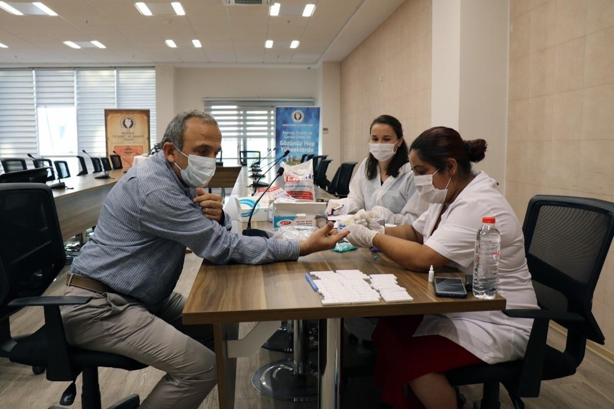 Manisa TSO &uuml;yelerine korona vir&uuml;s testi