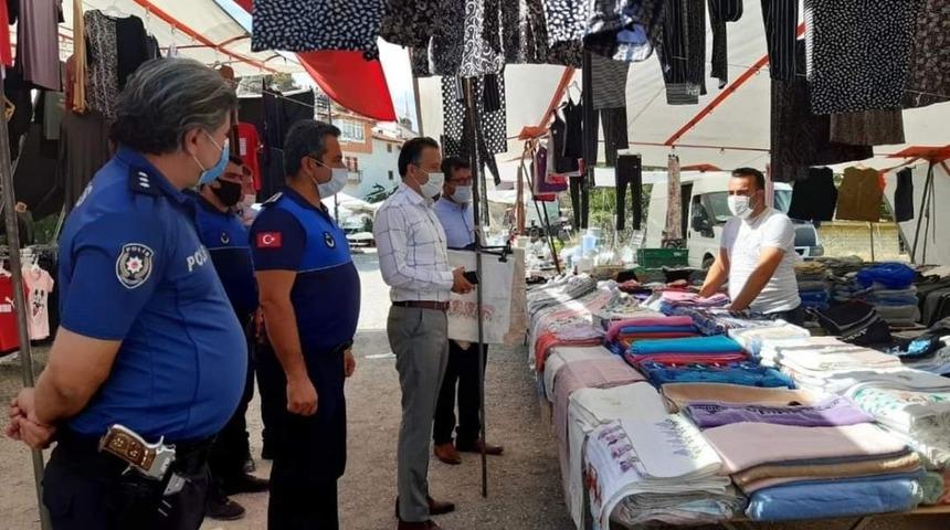 Kaymakam Elig&uuml;l&rsquo;den koronavir&uuml;s denetimi