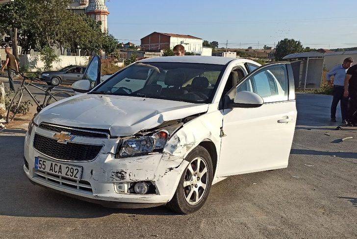 Bafra’da kaza: 1 yaralı G3