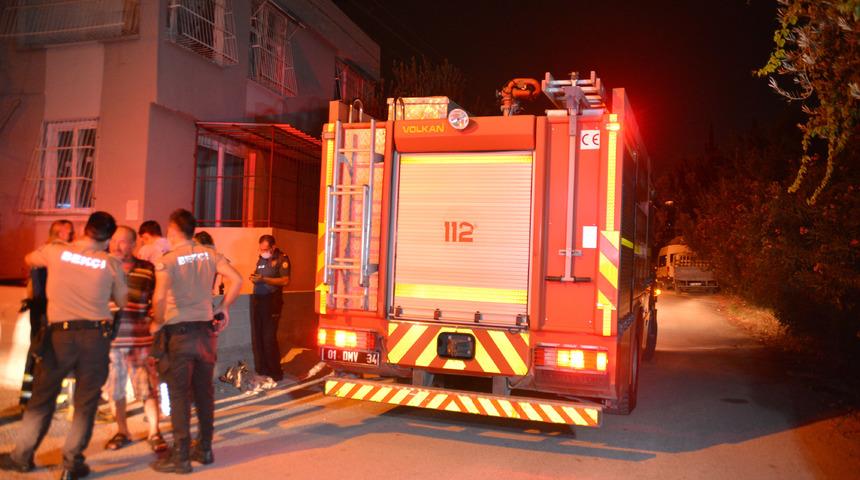 Ailesiyle tartıştı evi ateşe verdi! Dumandan zehirlendi