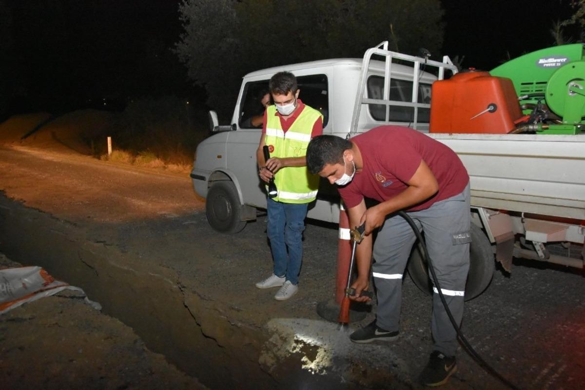 Nazilli Belediyesi&rsquo;nden gece mesaisi