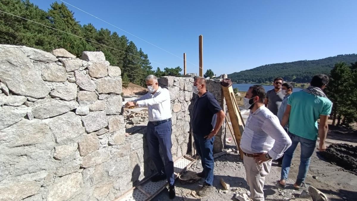 Taş konak evleri projesinde ilk adım