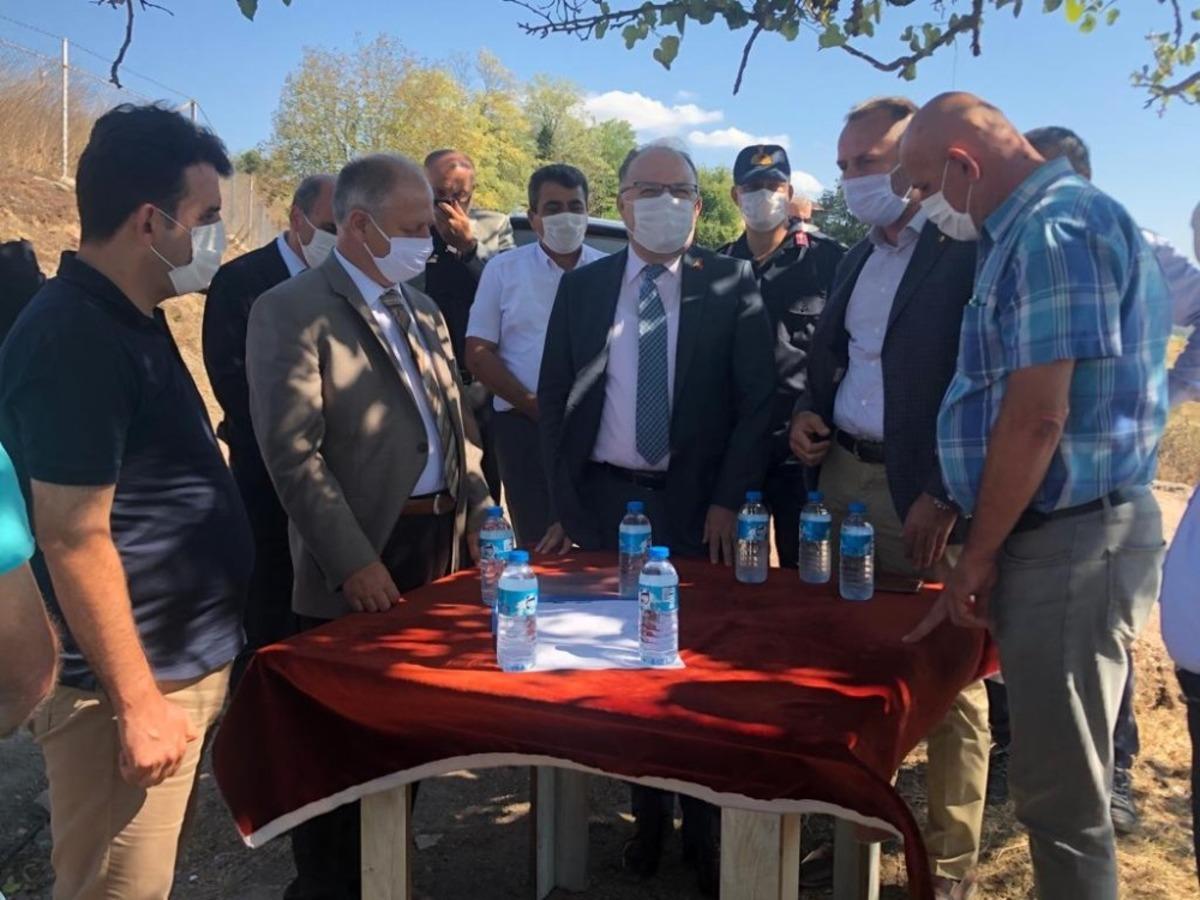 Vali Tutulmaz Orta &Ouml;l&ccedil;ekli Sanayi Sitesi Projesi alanını inceledi