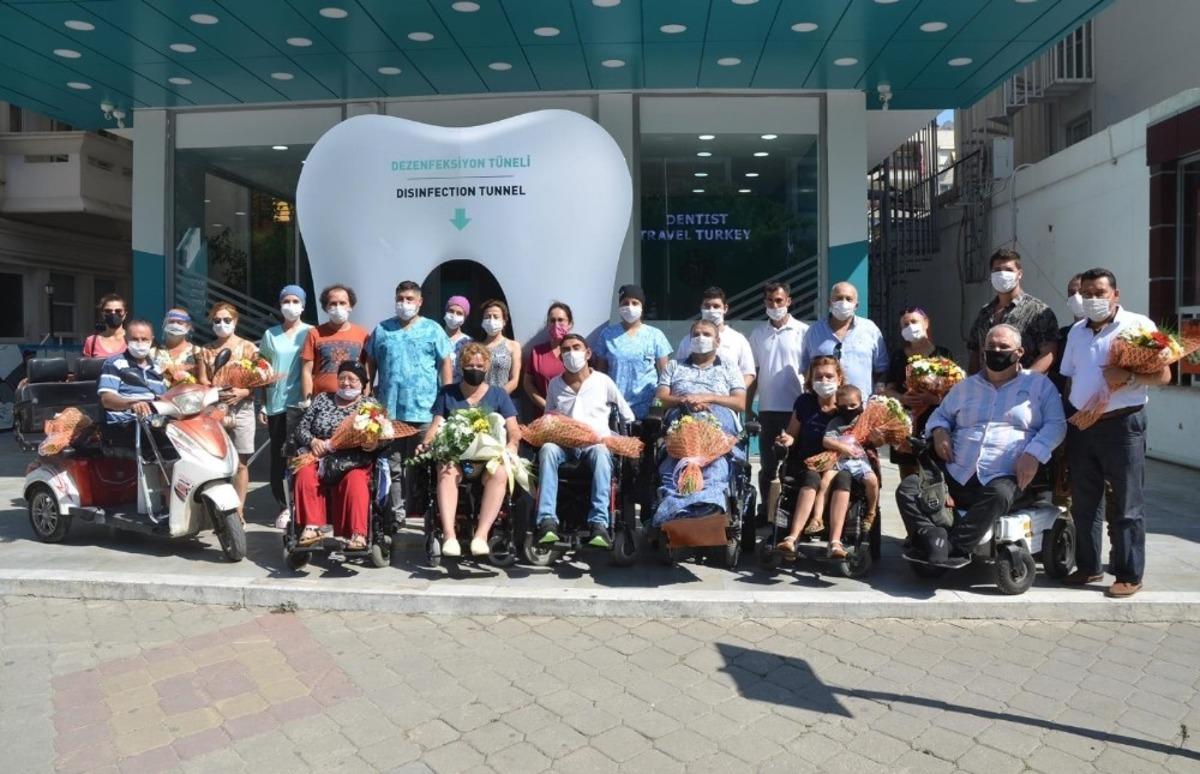 Kuşadası&rsquo;nda engellilere &uuml;cretsiz diş tedavi hizmeti