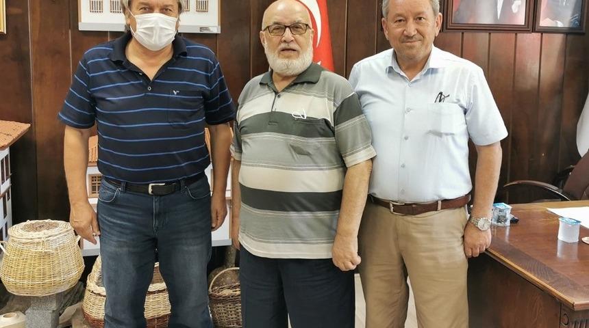 Bakan D&ouml;nmez&rsquo;in babasından Başkan Şahin&rsquo;e ziyaret