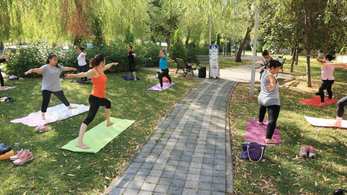 Odunpazarı&rsquo;nda parklarda sabah sporu devam ediyor