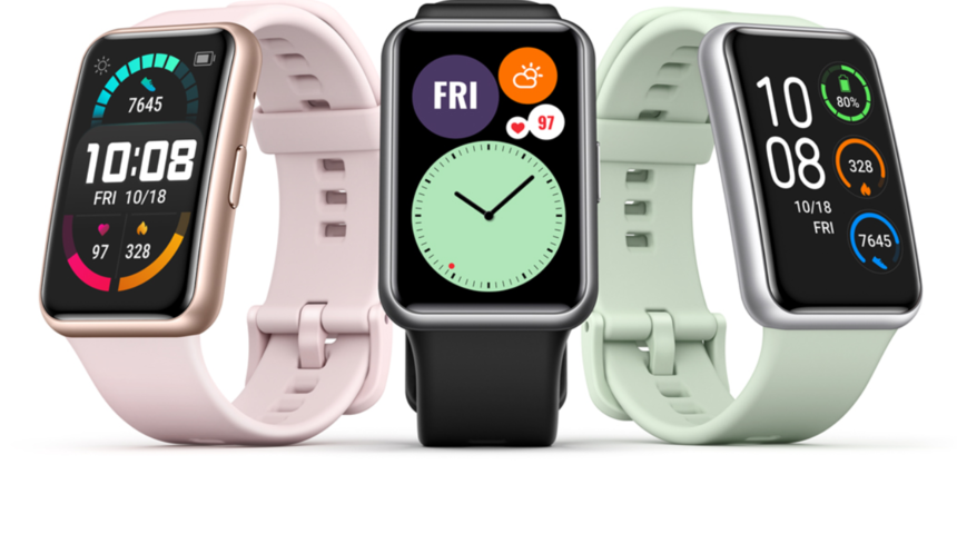 Akıllı bileklik gibi ama değil: Huawei Watch Fit tanıtıldı! İşte &ouml;zellikleri, fiyatı