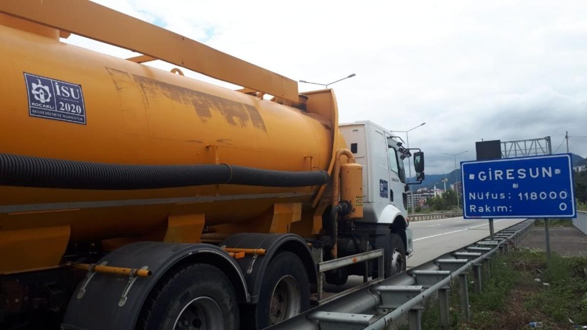 B&uuml;y&uuml;kşehir&rsquo;den Giresun&rsquo;a yardım eli