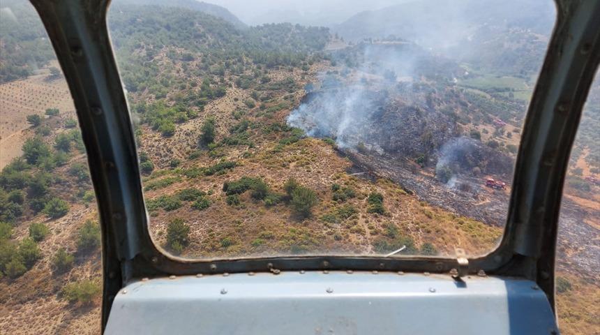 GÜNCELLEME - Hatay'da çıkan orman yangınında 1,5 hektar alan zarar gördü