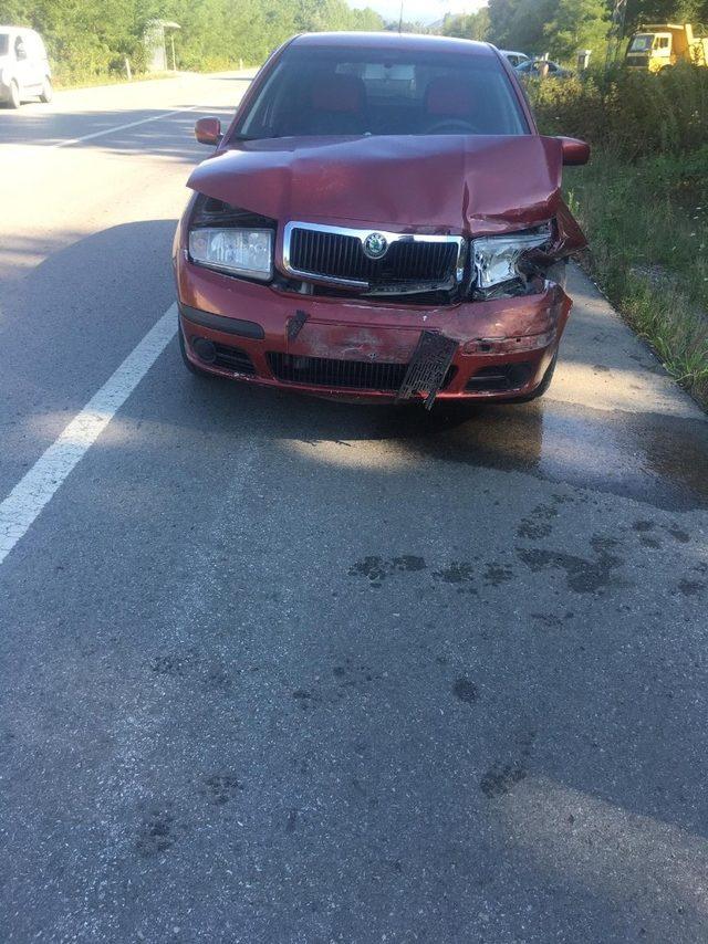 Samsun’da trafik kazası: 1 yaralı