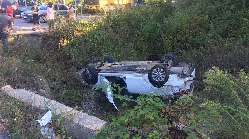 Samsun’da trafik kazası: 1 yaralı