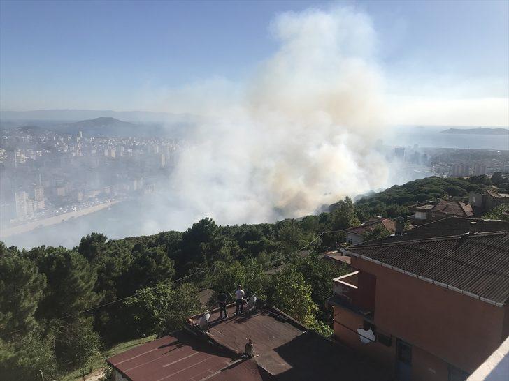 Maltepe'de ormanlık alanda yangın çıkardığı iddia edilen şüpheli yakalandı