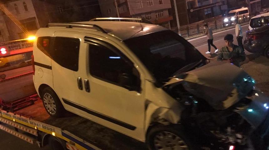 Bafra&rsquo;da trafik kazası: 1 yaralı