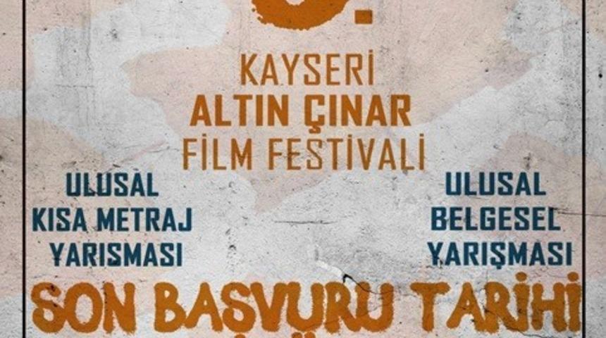 8. Kayseri Altın Çınar Film Festivali başvuruları başladı