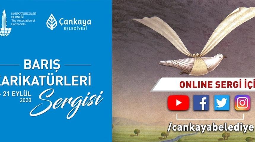 &Ccedil;ankaya&rsquo;dan Barış Karikat&uuml;rleri Sergisi