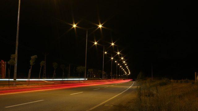 Aras EDAŞ, Bayburt Sanayi Bölgesi’ndeki 3 kilometrelik yol ışıklandırmasını tamamladı