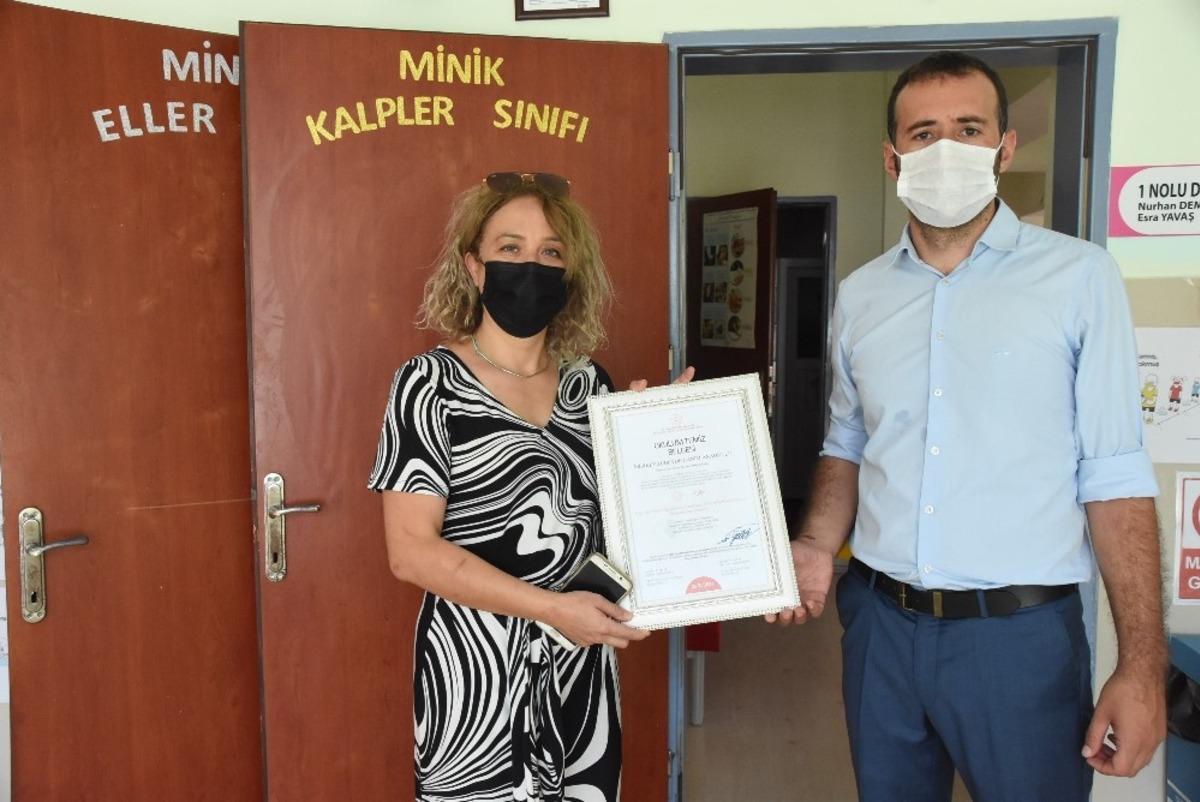 Sinop&rsquo;ta anaokuluna &ldquo;Okulum Temiz Belgesi&rdquo;