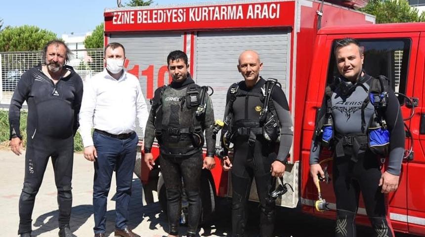 Ezine Belediyesi dalgı&ccedil; ekibi oluşturdu