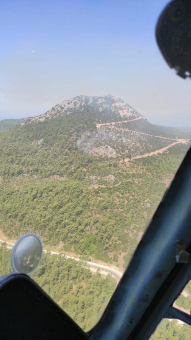 Marmaris’teki orman yangını kontrol altına alındı